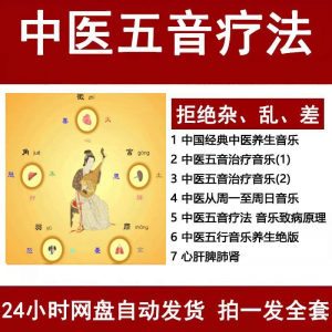 中医音乐疗法五行五音频视频养生馆全套宫商角徵疗愈解压音药mp3-料星球资源社