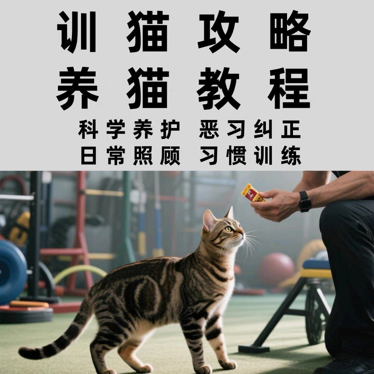 训猫入门培训教学视频课程驯猫教程家庭养猫指南攻略大全注意事项-料星球资源社