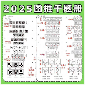 图形推理1000提2025图推思维能力逻辑判断刷题练习pdf-料星球资源社